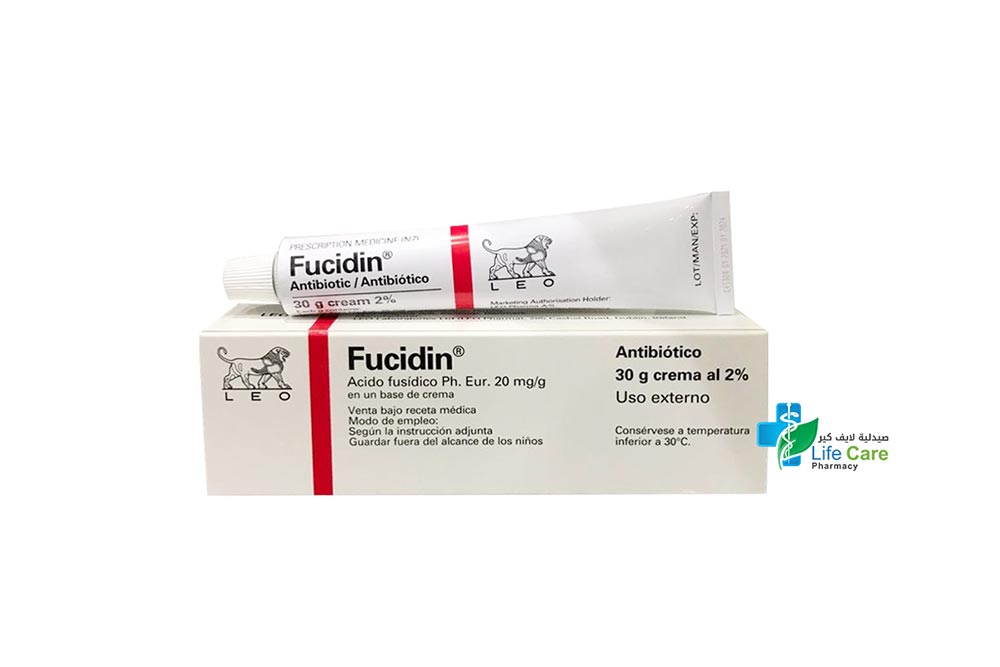 FUCIDIN LEO 2% CREAM 30 GM - صيدلية لايف كير