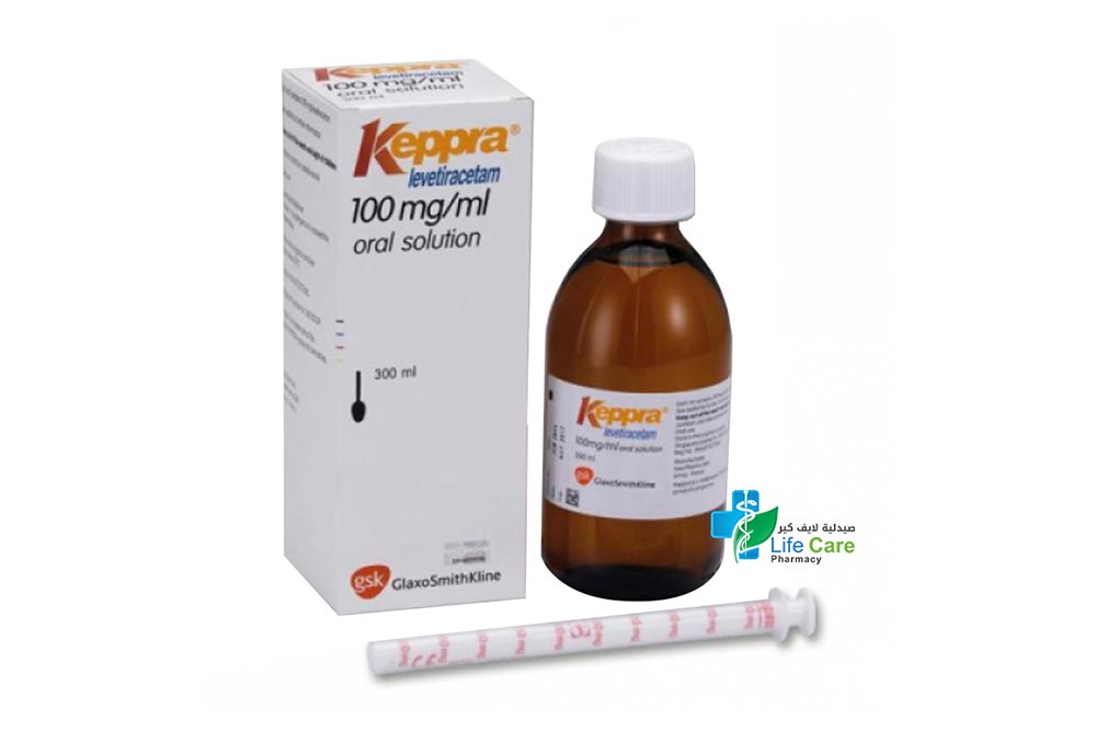 KEPPRA 100MG ORAL SOLUTION 300 ML - Life Care Pharmacy