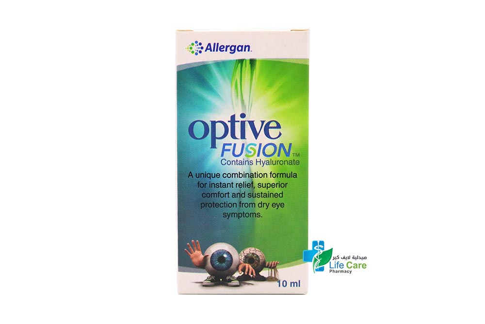 OPTIVE FUSION EYE DROP 10ML - Life Care Pharmacy