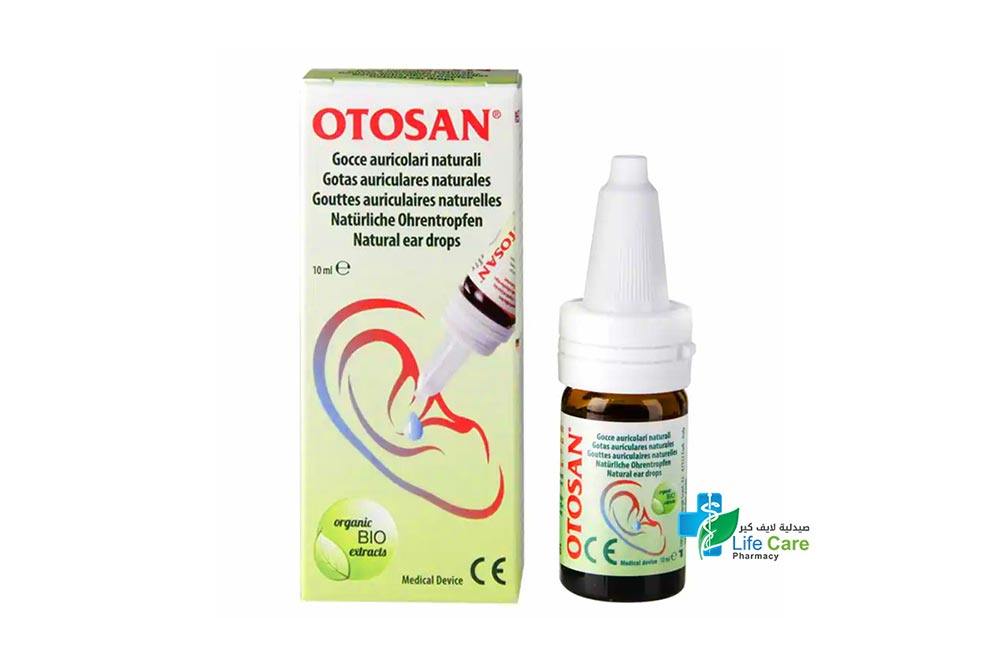 OTOSAN EAR DROPS 10 ML - صيدلية لايف كير