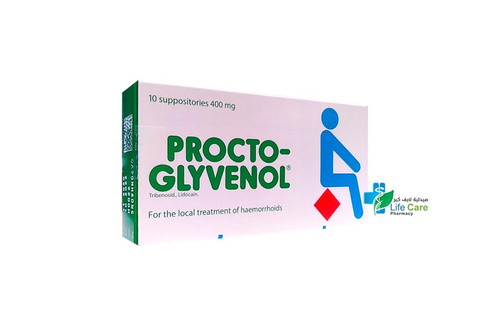 PROCTO GLYVENOL 10 SUPP 400 GM - Life Care Pharmacy