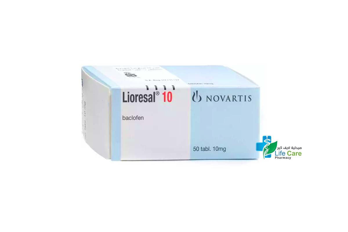 LIORESAL  10 MG 50 TABLETS - Life Care Pharmacy