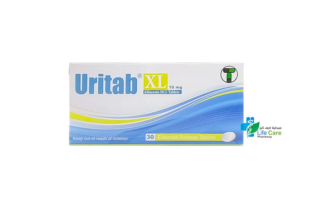 URITAB XL 10MG 30 TABLETS - صيدلية لايف كير