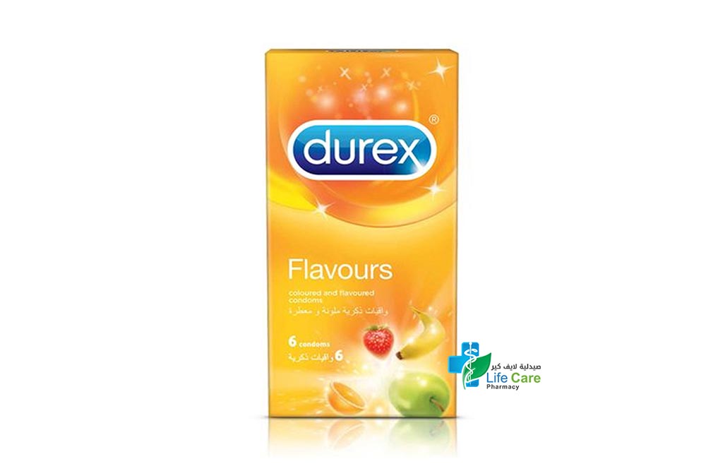 DUREX FLAVOURS 6 CONDOMS - Life Care Pharmacy