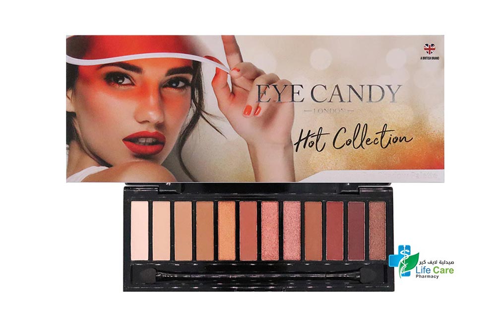 EYE CANDY HOT COLLECTION 12 COLOUR EYE SHADOW - Life Care Pharmacy