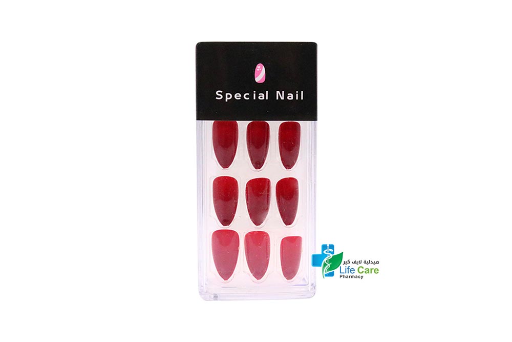 PRIMED SPECIAL FAKE NAILS COLOR MAROON - Life Care Pharmacy