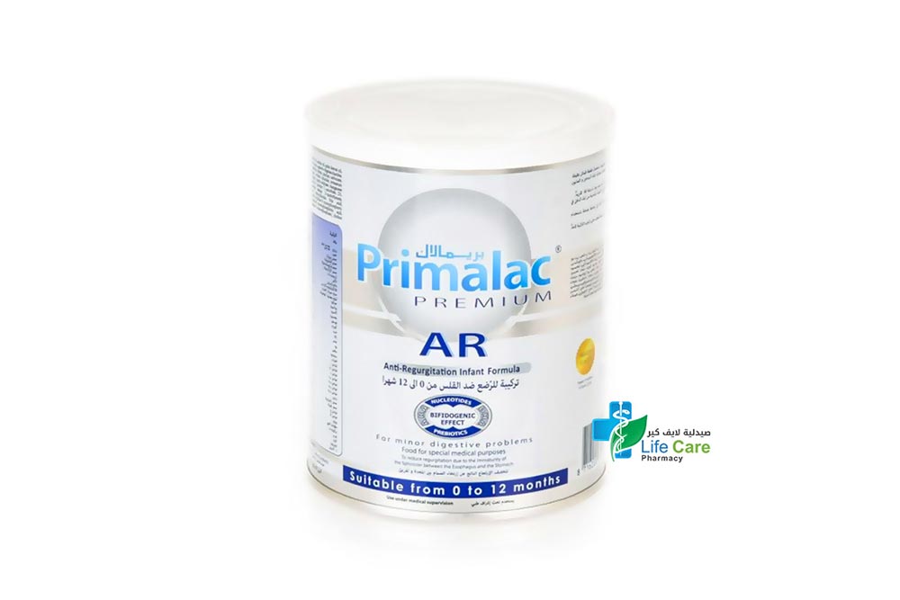 PRIMALAC PREMIUM AR FROM 0 TO 12 MONTHS 400GM - صيدلية لايف كير