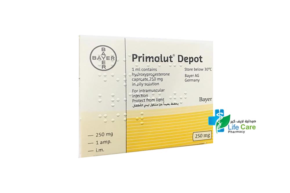 PRIMOLUT DEPOT 1 AMPULE - Life Care Pharmacy