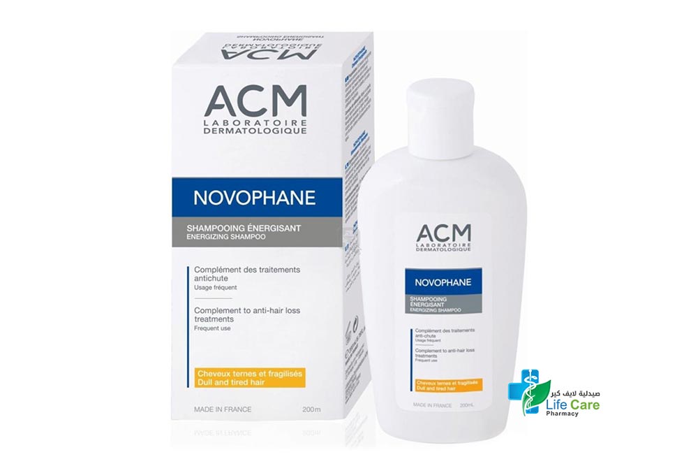 ACM NOVOPHANE ENERGIZING SHAMPOO 200ML - Life Care Pharmacy