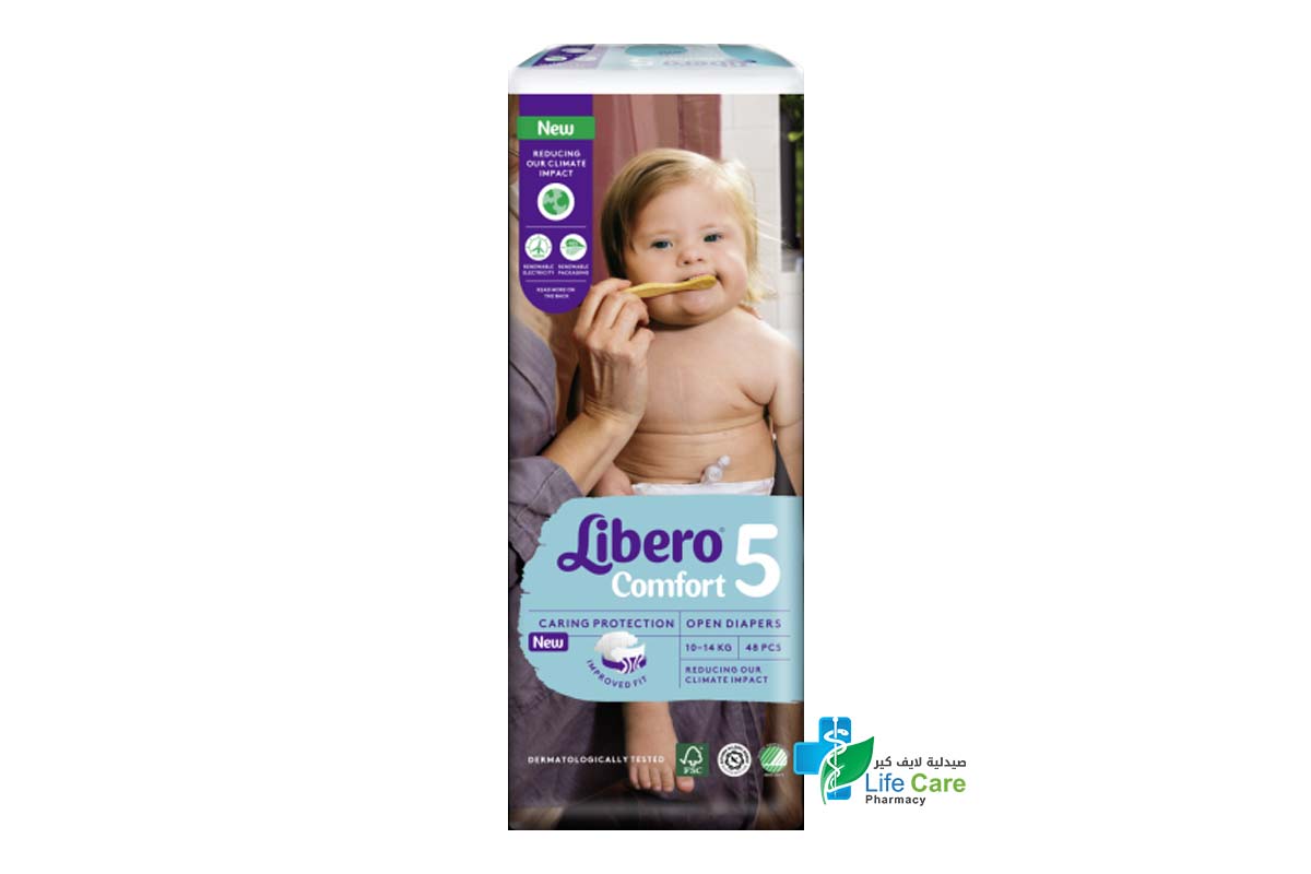 LIBERO COMFORT 5 10 TO 14 48 DIAPERS - Life Care Pharmacy