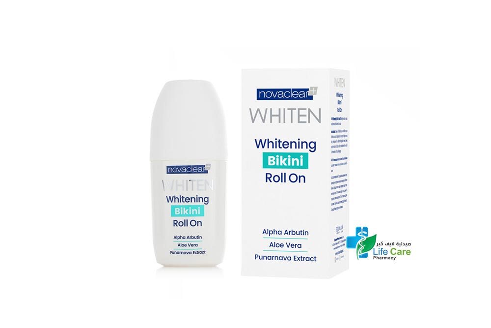 NOVACLEAR WHITEN WHITENING BIKINI ROLL ON 50 ML - Life Care Pharmacy