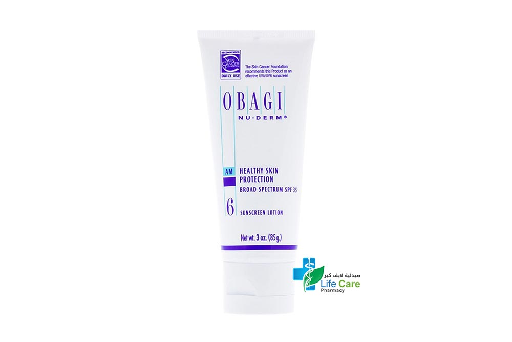 OBAGI NU DERM HEALTHY SKIN PROTECTION SPF35 AM 6 85G - Life Care Pharmacy