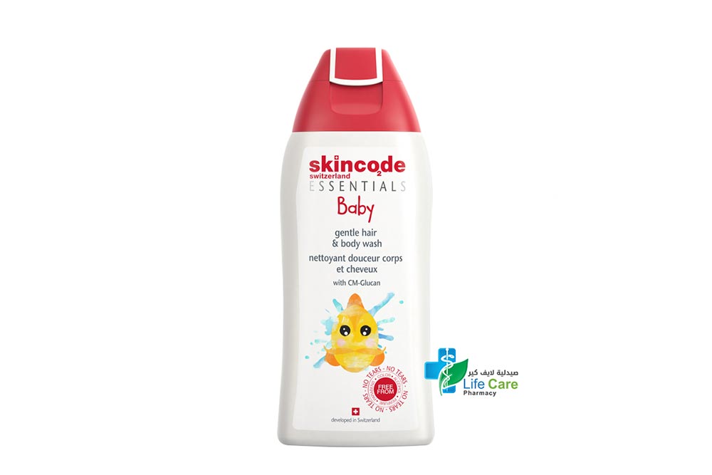 SKINCODE BABY GENTLE HAIR AND BODY WASH 200 ML - Life Care Pharmacy