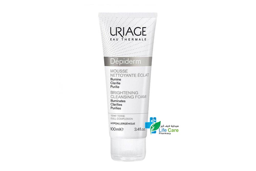 URIAGE DEPIDERM WHITE CLEANSING FOAM 100 ML - Life Care Pharmacy
