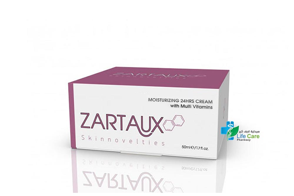 ZARTAUX MOISTURIZING CREAM MULTIVITAMINS 50 ML - Life Care Pharmacy