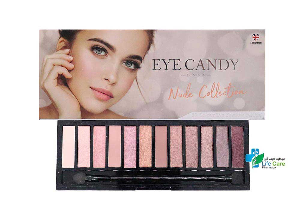 EYE CANDY NUDE COLLECTION 12 COLOUR EYE SHADOW - Life Care Pharmacy