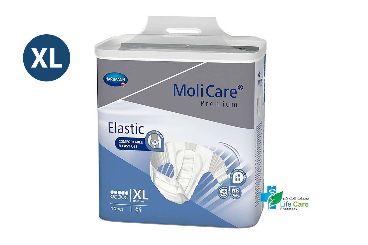 MOLICARE PREMIUM ELASTIC SIZE XL 14PCS - Life Care Pharmacy