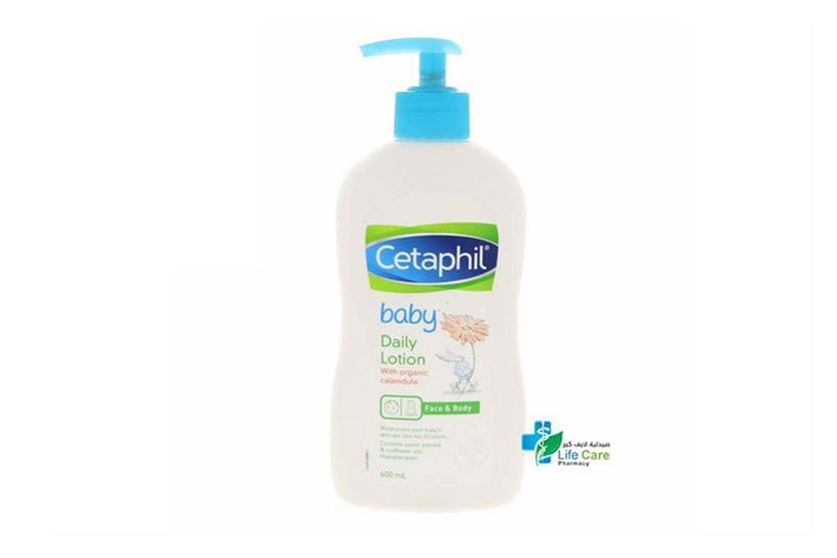 CETAPHIL BABY DAILY LOTION WITH CALENDULA 400ML - Life Care Pharmacy