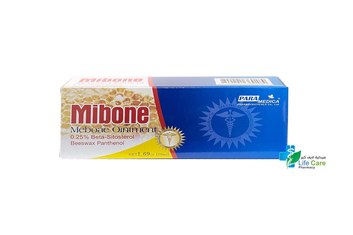 MIBONE OINTMENT 50 GM - Life Care Pharmacy