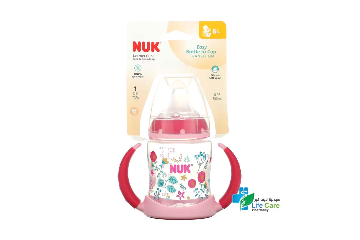 NUK LEARNER CUP GIRL 6 MONTH PLUS 150 ML - Life Care Pharmacy