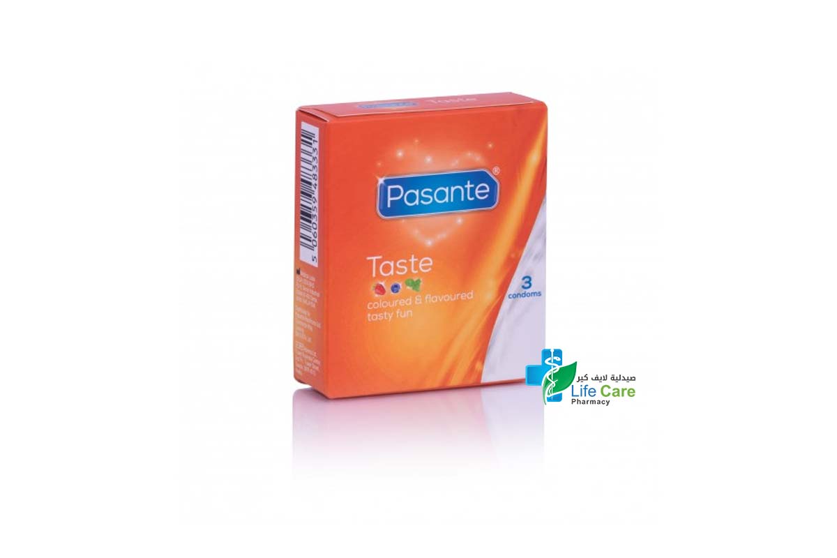 PASANTE FLAVOURS 3 CONDOMS - Life Care Pharmacy
