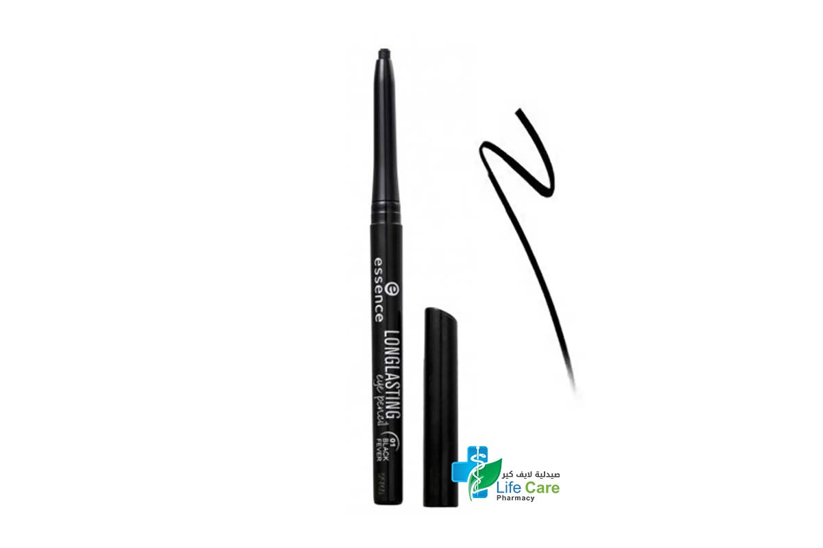 ESSENCE LONG LASTING EYE PENCIL 01 BLACK 18H - Life Care Pharmacy