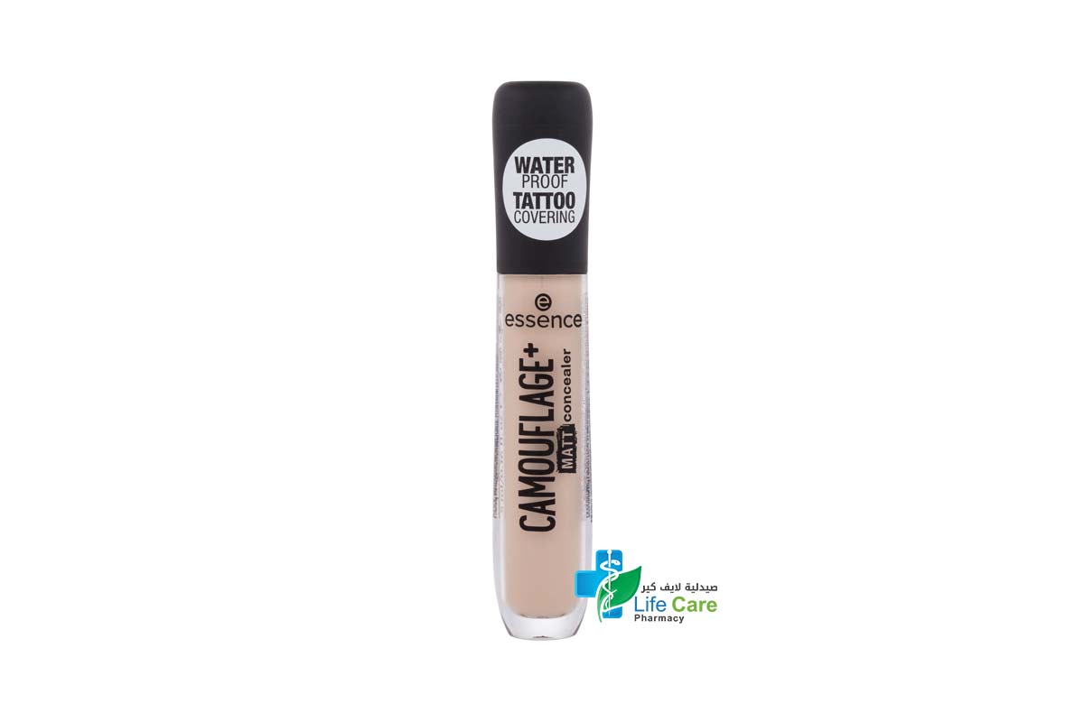 ESSENCE CAMOUFLAGE PLUS MATT CONCEALER 23 WARM SAND 5ML - Life Care Pharmacy