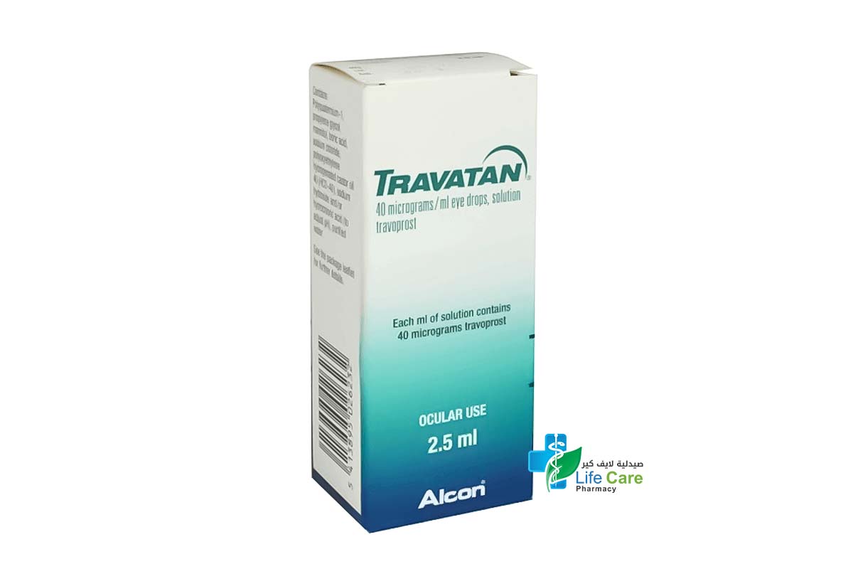 TRAVATAN OPHTHALMIC SOLUTION 0.004% 2.5ML - Life Care Pharmacy