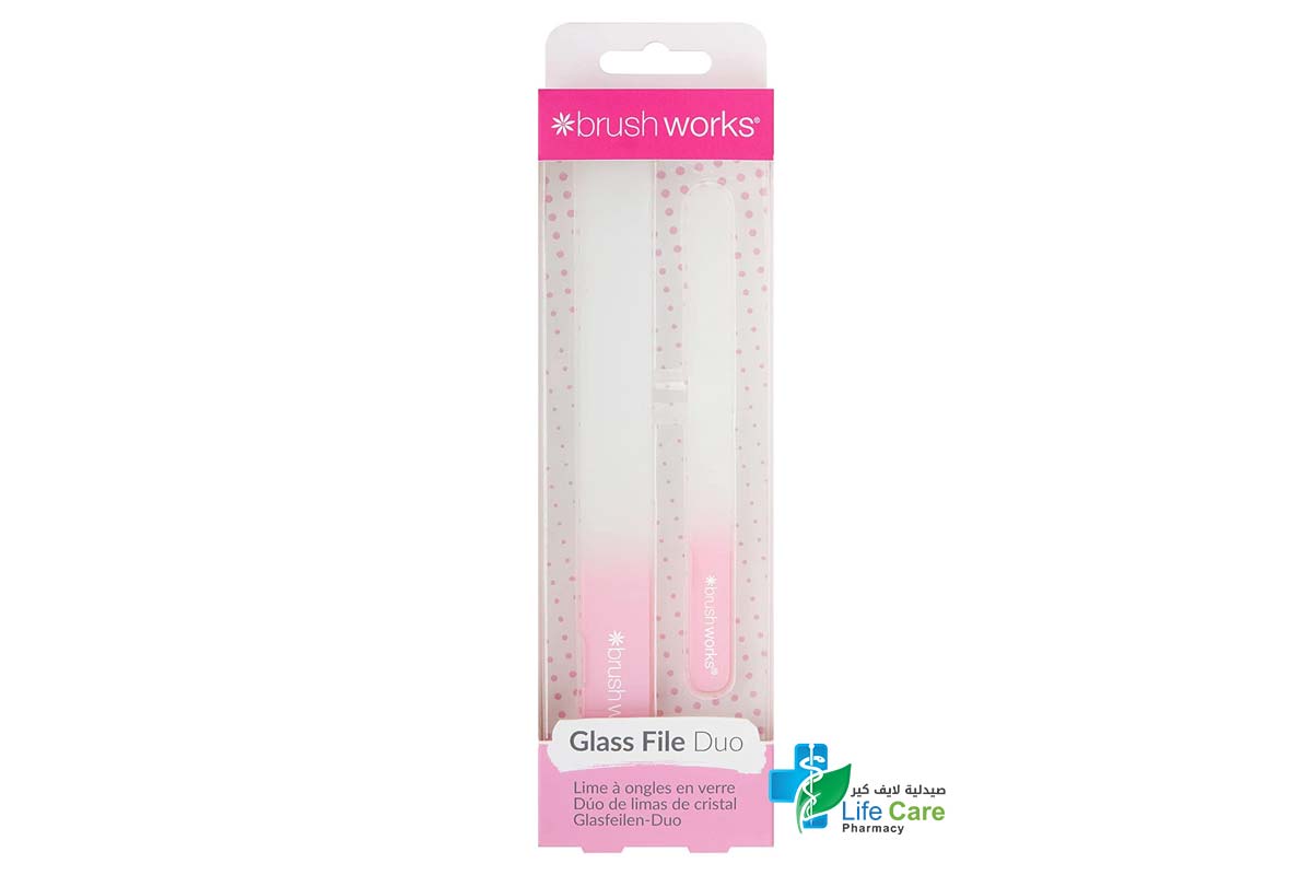 BRUSH WORKS GLASS FILE DUO - Life Care Pharmacy