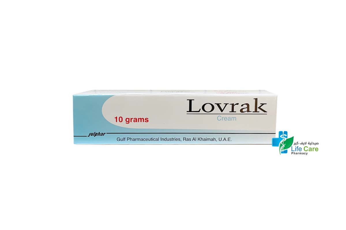 LOVRAK ACYCLOVIR CREAM 5% 10 GRAMS - Life Care Pharmacy