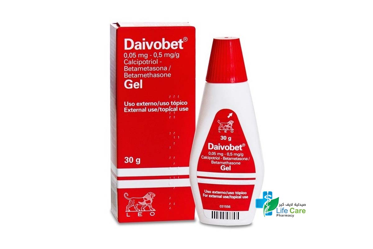 DAIVOBET 50MCG 0.5MG GEL 30 GM - Life Care Pharmacy