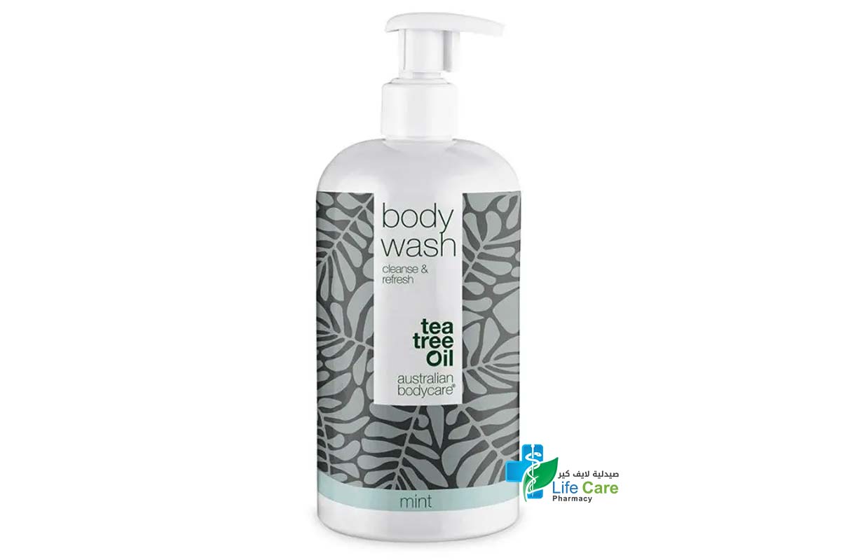 ABC AUSTRALIAN BODYCARE BODY WASH CLEANSE AND REFRESH MINT 500 ML - Life Care Pharmacy