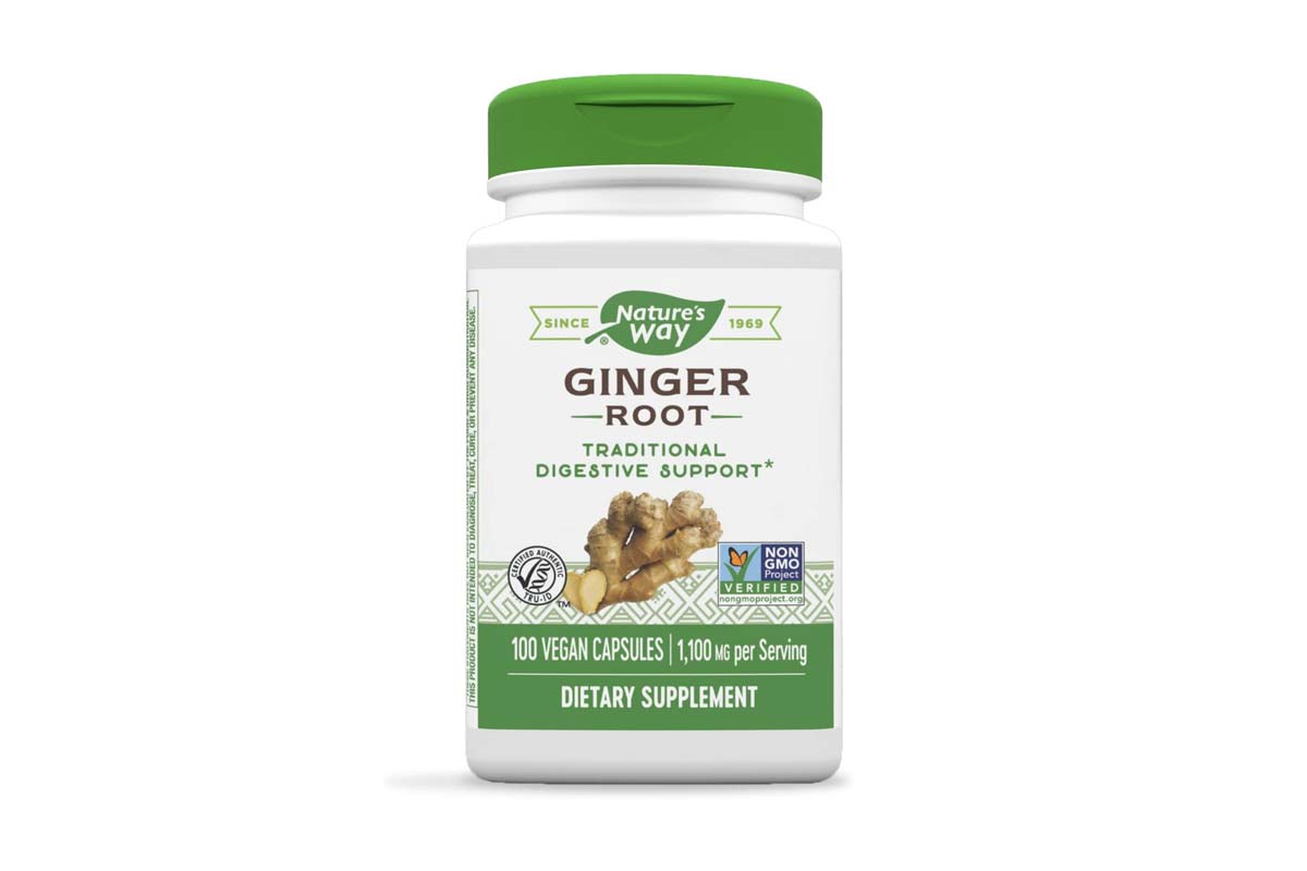 SUPPLIER NATURES WAY GINGER ROOT 1100 MG 180 VEGAN CAPSULES - Life Care Pharmacy