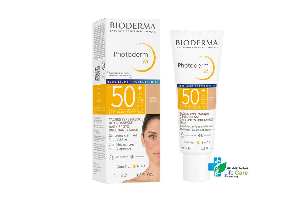 BIODERMA PHOTODERM M LIGHT SPF50 PLUS 40 ML - Life Care Pharmacy
