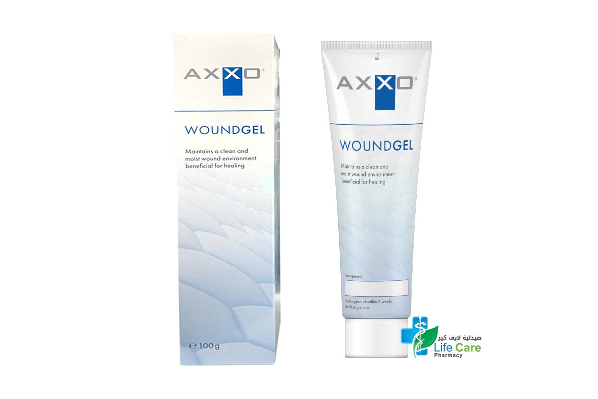 AXXO WOUND GEL FOR HEALING 100 GM - Life Care Pharmacy
