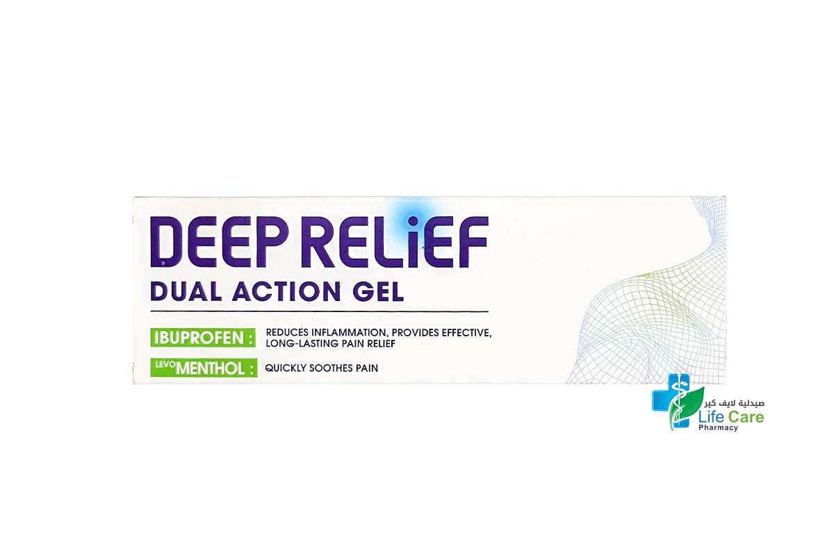 DEEP RELIEF DUAL ACTION GEL 100GM - Life Care Pharmacy