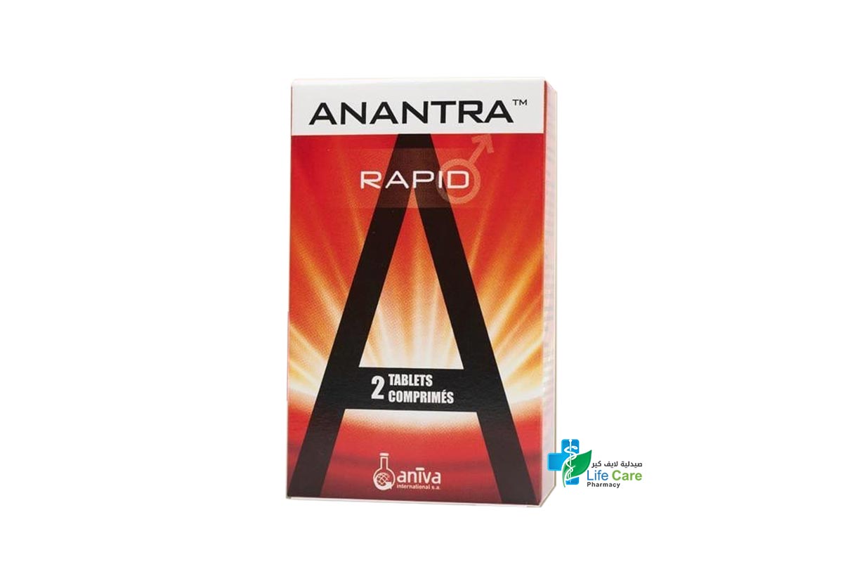ANANTRA RAPID 2 TABLETS - Life Care Pharmacy