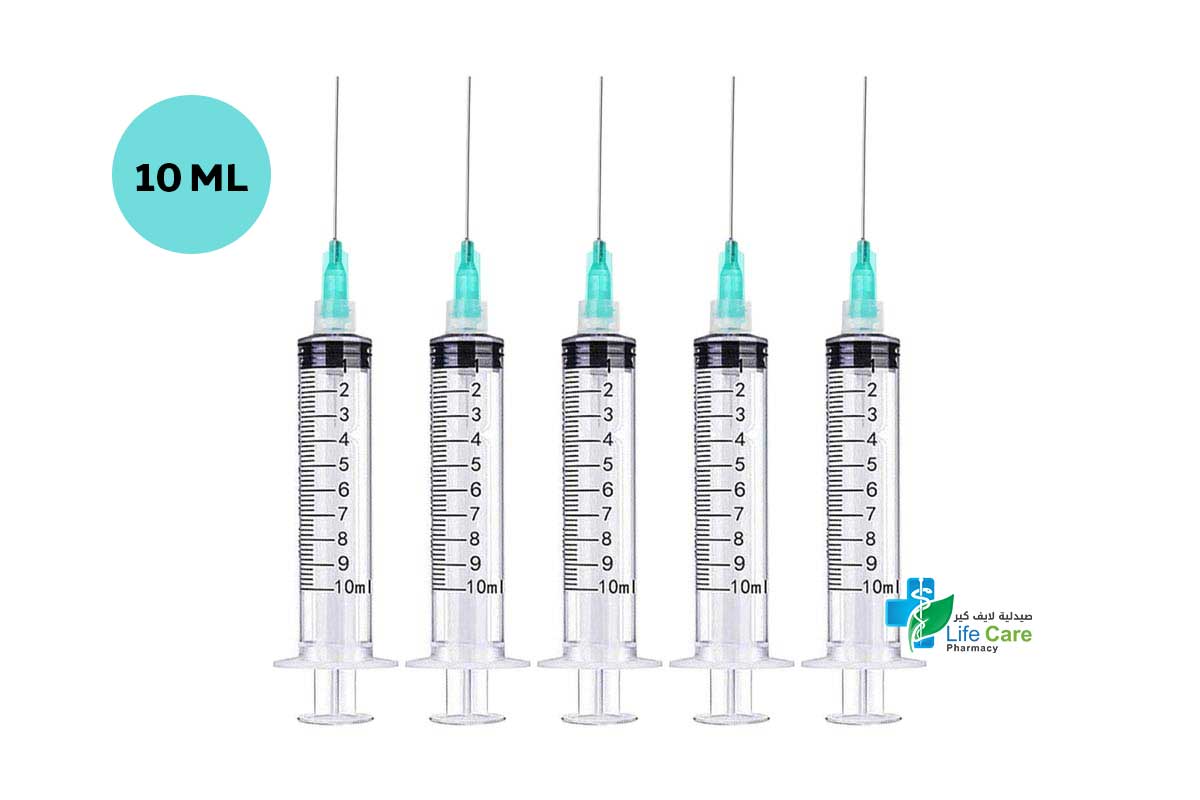 H AND N DISPOSABLE SYRINGES 10ML 5PCS - Life Care Pharmacy
