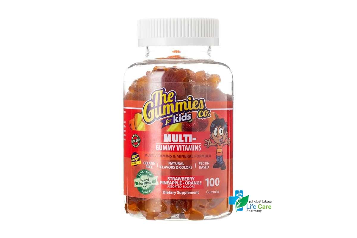 THE GUMMIES KIDS MULTIVITAMINS AND MINERALS 100 GUMMIES - Life Care Pharmacy