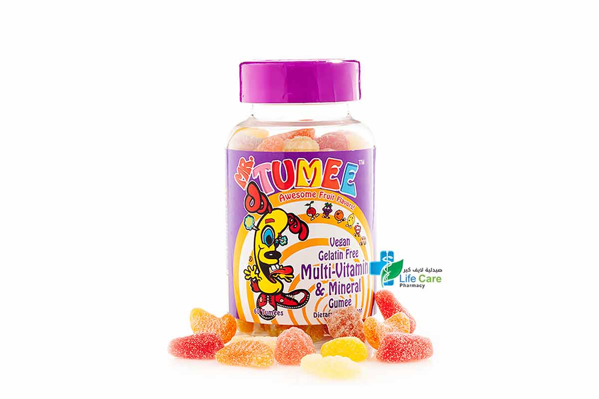 مستر تومي حلاوة الفيتامينات المتعددة والمعادن للاطفال 60 قطعة حلاوة مضغ - صيدلية لايف كير