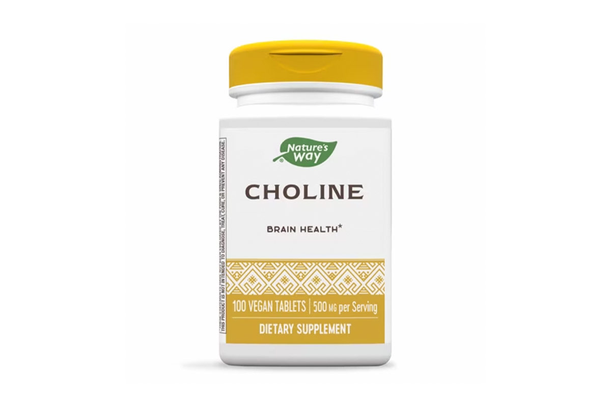 SUPPLIER NATURES WAY CHOLINE 500MG 100 VEGAN TABLETS - Life Care Pharmacy