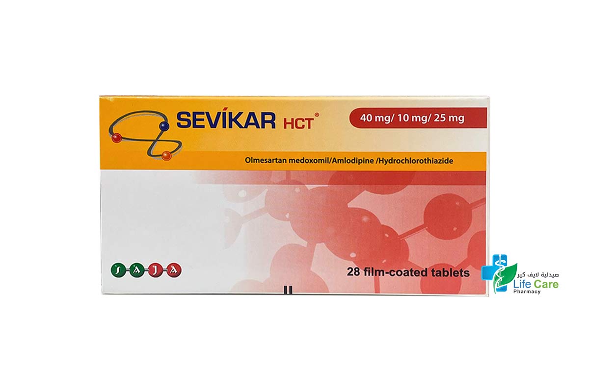 SEVIKAR HCT 40MG 10MG 25MG 28 TABLETS - Life Care Pharmacy