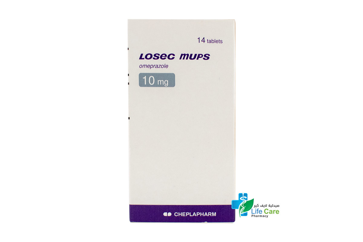 LOSEC MUPS 10MG 14 TABLETS - Life Care Pharmacy