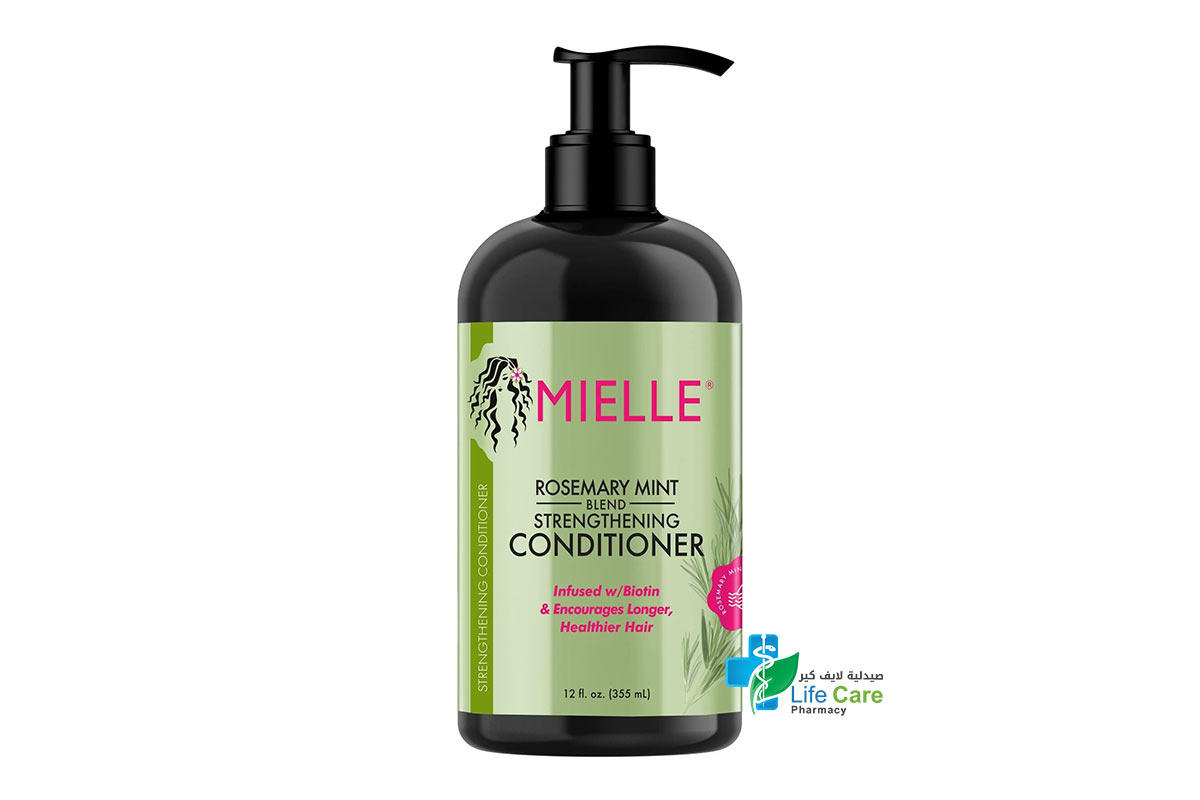MIELLE ROSEMARY MINT STRENGTHENING CONDITIONER 355 ML - Life Care Pharmacy