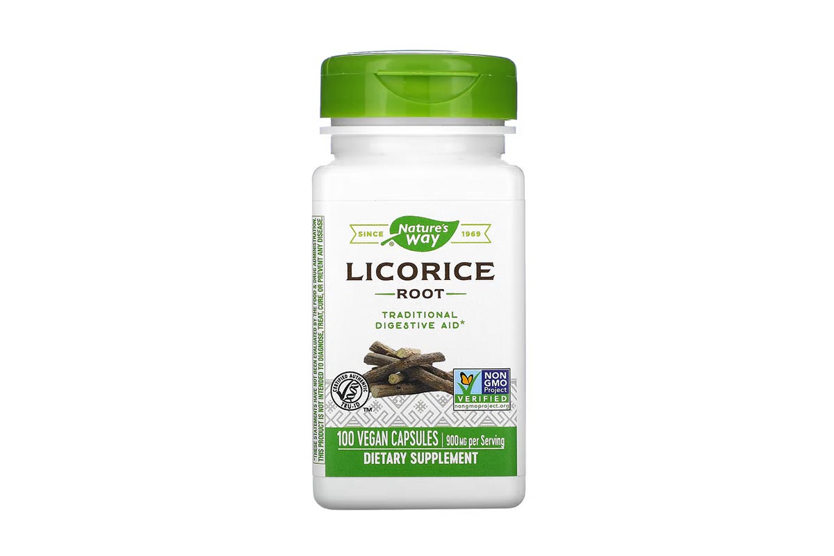 SUPPLIER NATURES WAY LICORICE ROOT 900MG 100 VEGAN CAPSULES - Life Care Pharmacy