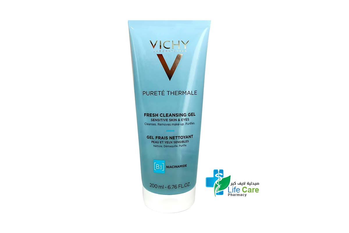 VICHY PURETE THERMALE FRESH CLEANSING GEL 200ML - Life Care Pharmacy