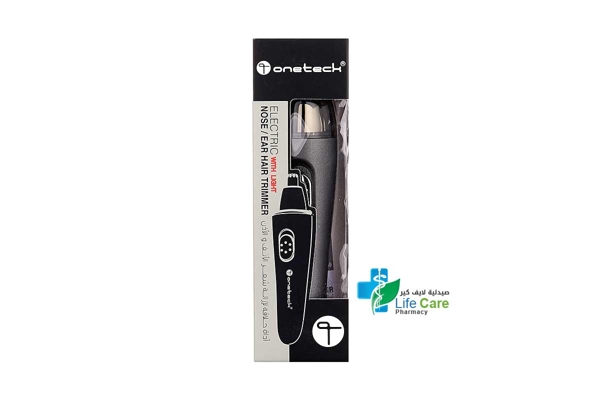 ONETECH ELECTRIC WITH LIGHT NOSE AND EAR HAIR TRIMMER - Life Care Pharmacy