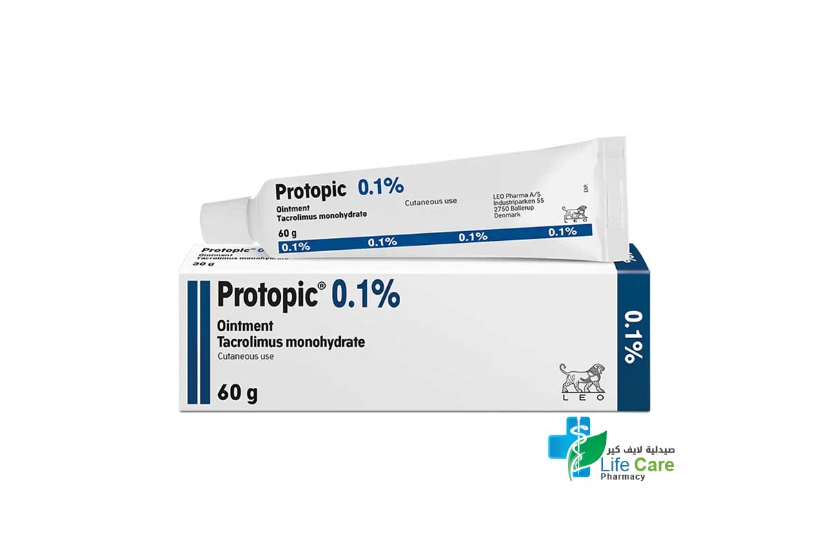 PROTOPIC 0.1% OINTMENT 60 GM - Life Care Pharmacy