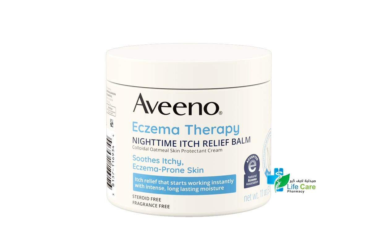 AVEENO ECZEMA THERAPY SOOTHES ITCHY SKIN BALM 312 GM - Life Care Pharmacy