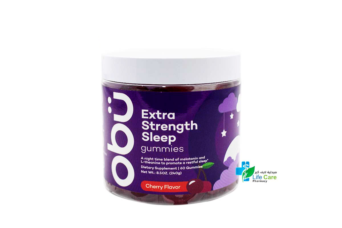 OBU EXTRA STRENGTH SLEEP 60 GUMMIES - Life Care Pharmacy